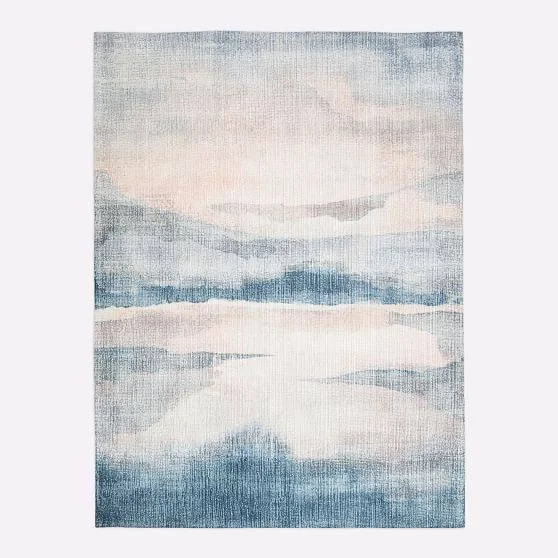 Sunset Lake Rug - Midnight, 5'x8' - Rugs - Home Decor - Floor Decor