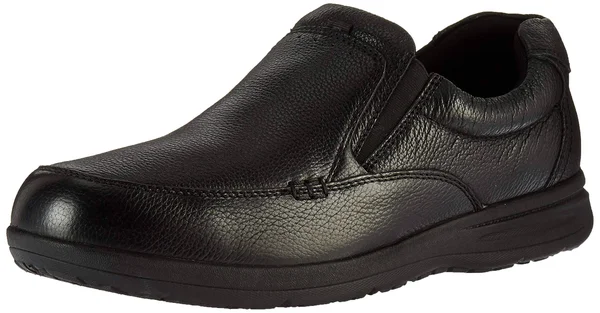 Men's Nunn Bush Cam Moc Toe Slip On, Size: 14, Black