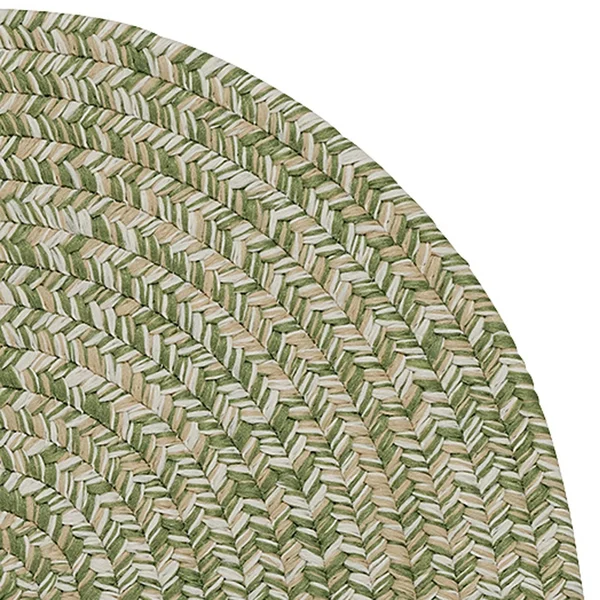 Colonial Mills Carrington Tweed Deep Blue Rug - 4 ft x 7 ft Oval