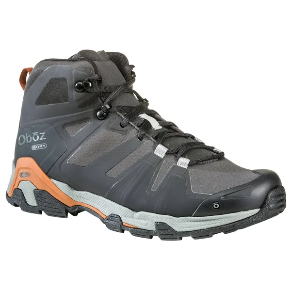 Oboz Men's Arete Mid B-Dry - 8 - Black - Copper