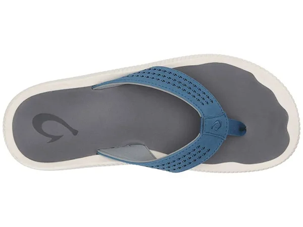 Olukai Ulele Sandals - Men's Blue/Charcoal - 14