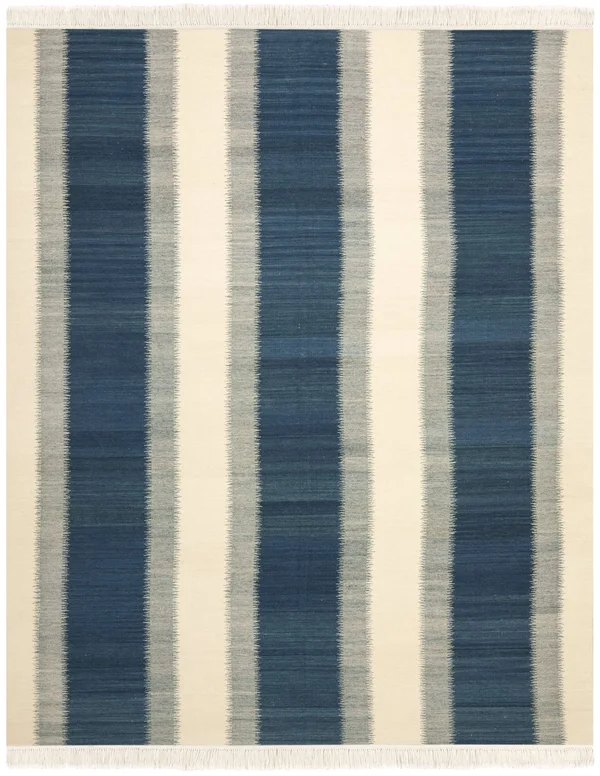 Safavieh Kilim NVK213A Blue, Ivory 8& x 10& Area Rug