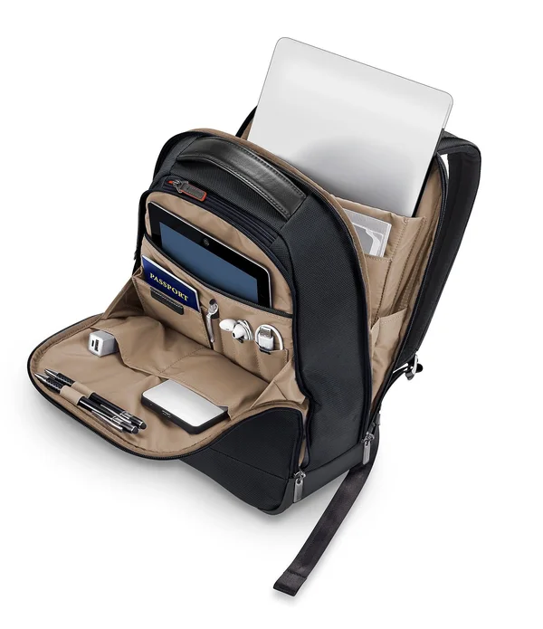 Briggs & Riley @Work Medium Slim Backpack (Grey)