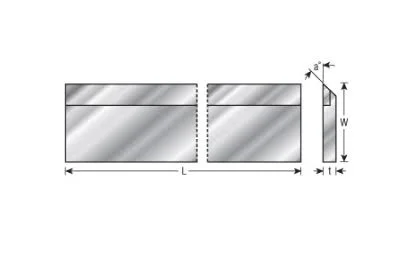 Amana Tool - Ctp-140 Carbide Tipped 8 Long x 3/4 Height x 1/8 Wide x 45 Deg Cut Angle