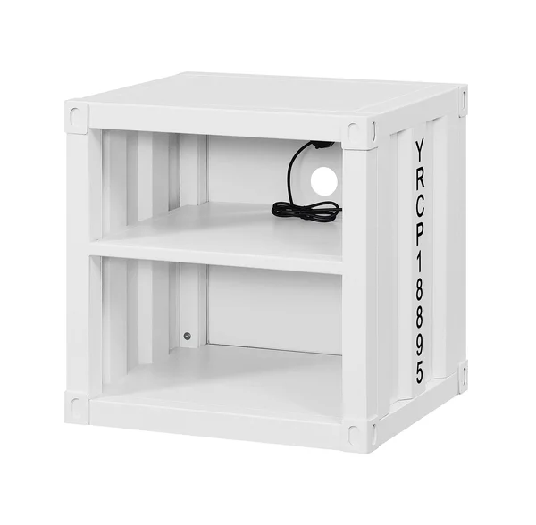 Acme Cargo Nightstand (usb) - White