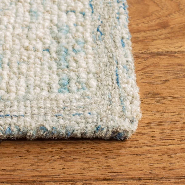 Safavieh 9& x 12& Abstract ABT474K Ivory - Turquoise Rug