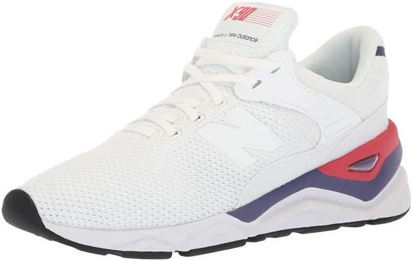 New Balance Women's X-90 Sneaker - Size: 10, White Munsell/Wild Indigo