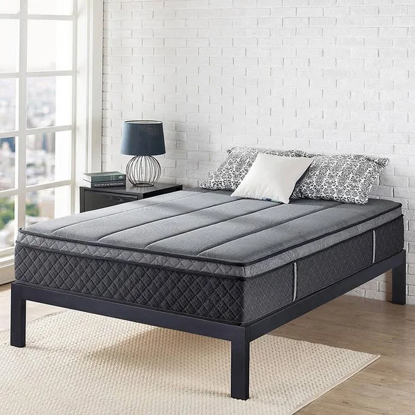 Zinus 12 Euro Top Pocket Spring Hybrid Mattress - Cal King