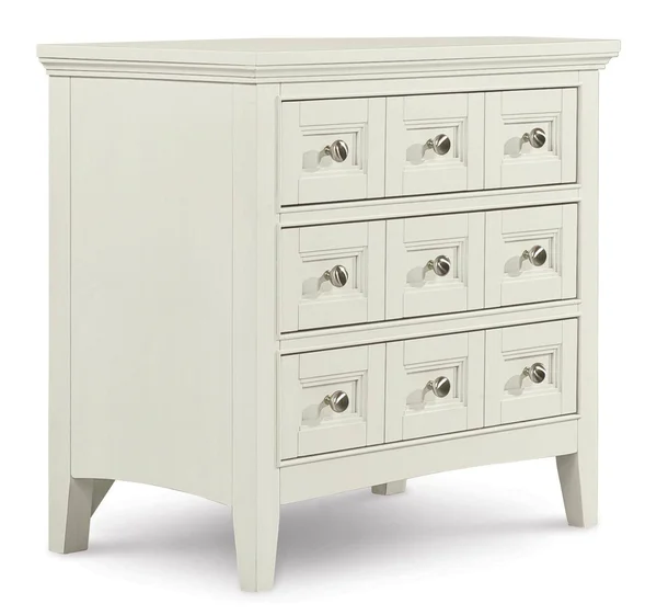 Magnussen Kentwood 3 Drawer Nightstand - White
