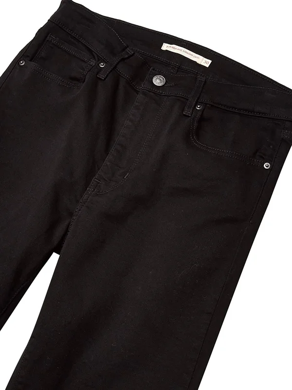 Levi&s 724 High Rise Straight Cropped Women's Jeans - Soft Black 28