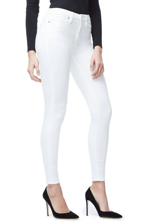 Women's Good American Good Legs High Rise Skinny Jeans - Size 15 - White