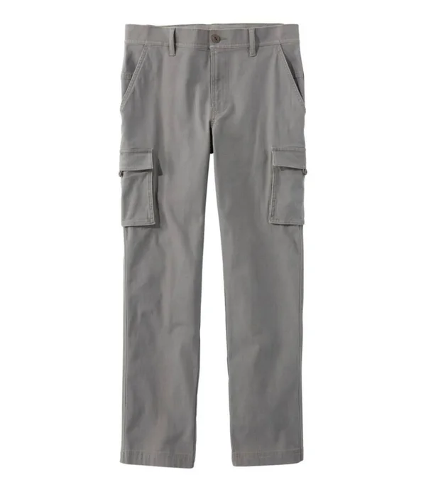 Men's BeanFlex Canvas Cargo Pants - Standard Fit Gray 30x32, L.L.Bean