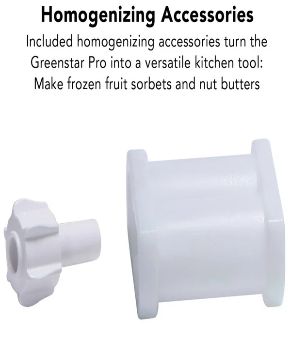 Tribest Greenstar Pro Twin Gear Juicer in White