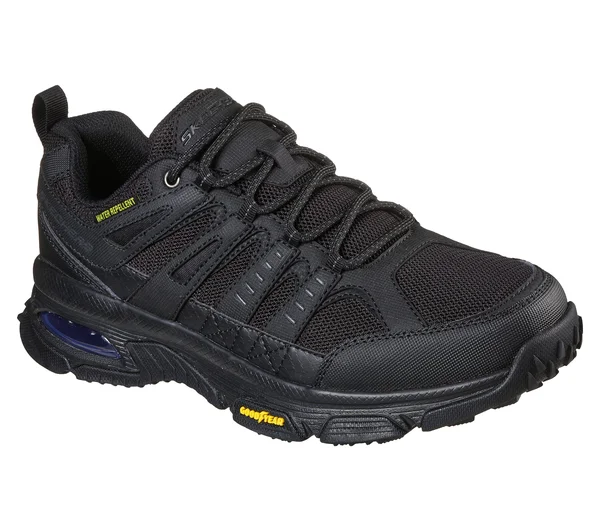 Skechers Men's Skech-Air Envoy Sneakers - Black/Black, 9.5