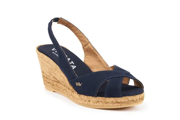 Calella Women's Slingback Wedge Espadrille - Viscata 10 US (41EU), Navy Blue