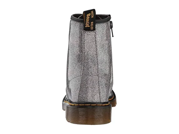 In The Box Dr Martens Gunmetal Coated Glitter Boots Size - 6 Usm, 7