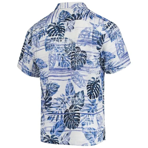 Tommy Bahama Houston Texans Navy Super Fan Camp Button-Up Shirt Size: Extra Large