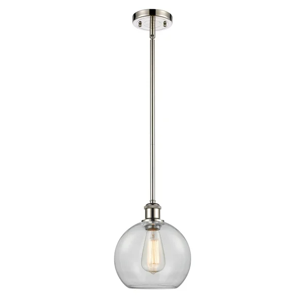 Innovations 516-1S-PN-G122-LED Polished Nickel Athens 1 Light Pendant