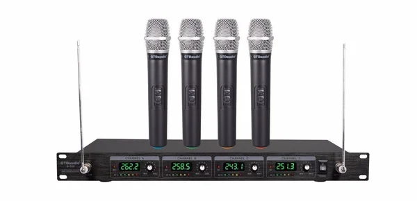 Gtd Audio 4 Channel VHF Handheld Wireless Microphone System Mic (BRAND NEW) 380H