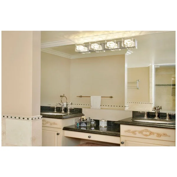 ET2 Lighting-E22832-18SVPC-Gem - 2 Light Bath Vanity Polished Chrome