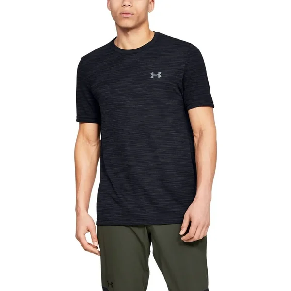 Under Armour Men's Vanish Seamless Short Sleeve Shirt - Black - XXL