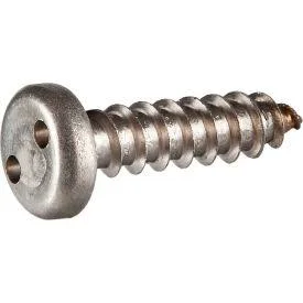 GoVets, Tamperproof Screw Co Inc #12 x 1-1/2x22 Security Spanner Sheet Metal Screw - Pan Head - 18-8 Stainless Steel - Pkg of 1