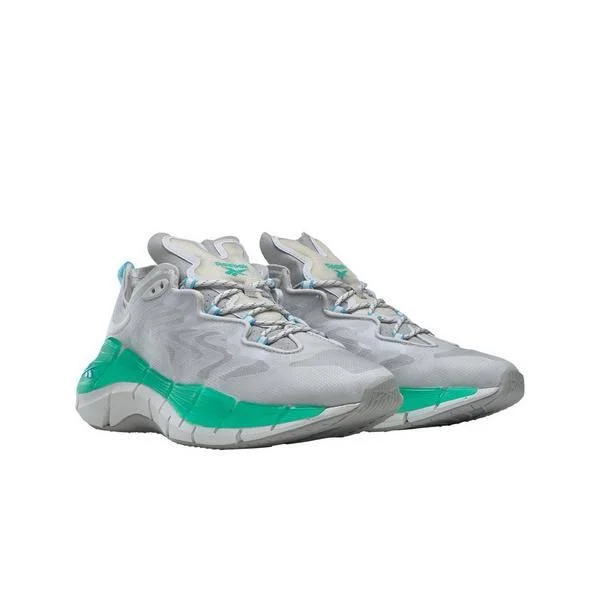 Reebok Men's Zig Kinetica II Running Shoes in Grey/Pure Grey 2 Size 10.0