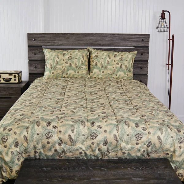 Donna Sharp Bear Journey Red 3PC Comforter Set - Queen/Standard Sham