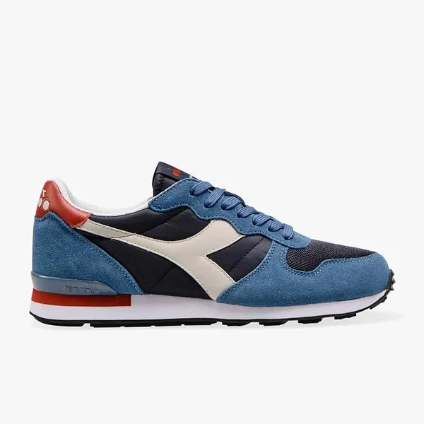Diadora Camaro Shoes Navy Blue Red Beige - 45.5