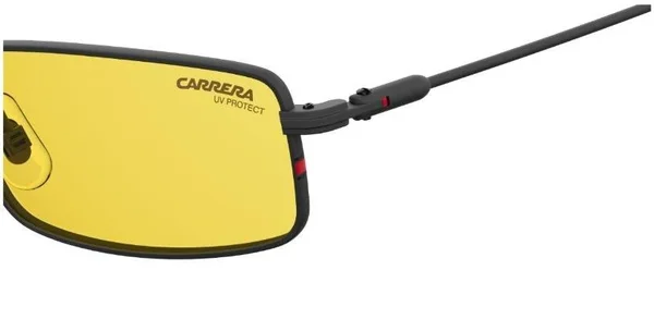 Carrera 177/S 071C-HO Black Yellow Rectangular Sunglasses