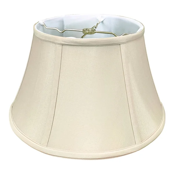 Royal Designs Shallow Drum Bell Bouillotte Lamp Shade - Beige, 9.5x15x8 - Single