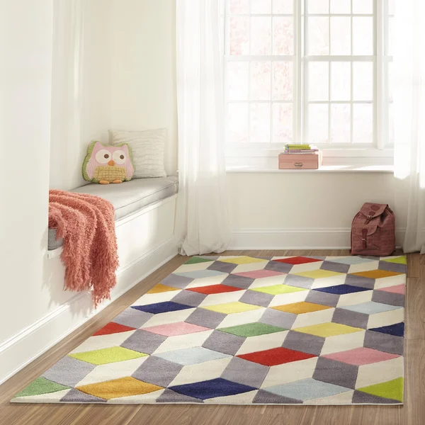 Momeni Lil Mo Hipster Area Rug - Multi, 5& x 5& Round