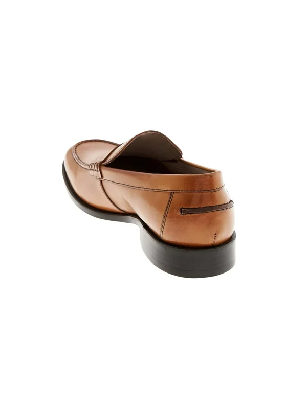 Banana Republic Men's Dellbrook Italian Leather Loafer Tan Size 9 1/2