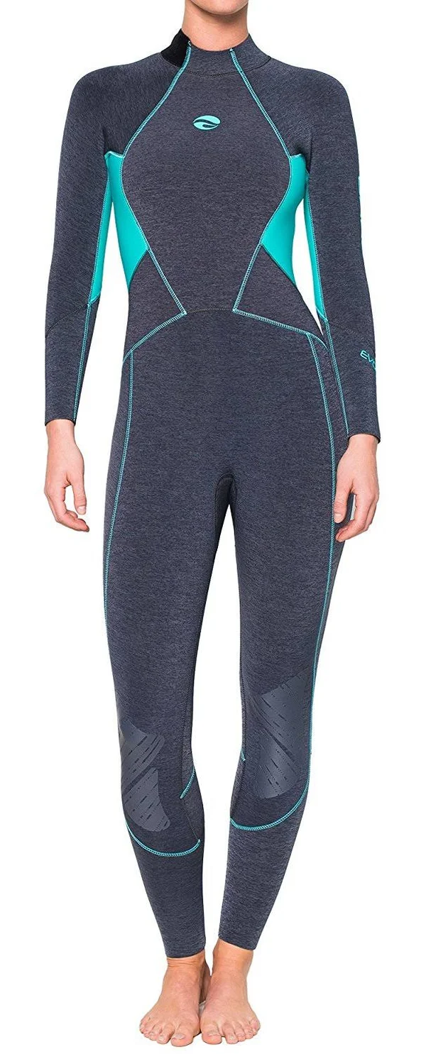 Bare 3mm Evoke Full Womens Aqua - 00