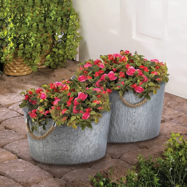 Galvanized Textured Buckets