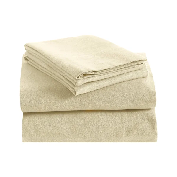 Fleur-de-lis Deep Pocket Sheet Set by Superior Ivory - Queen