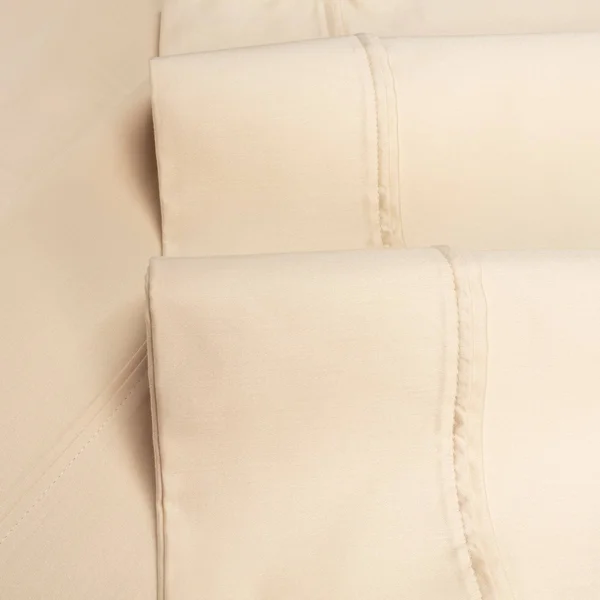 Superior Premium 1200 Thread Count Egyptian Cotton Sheet Set, Ivory