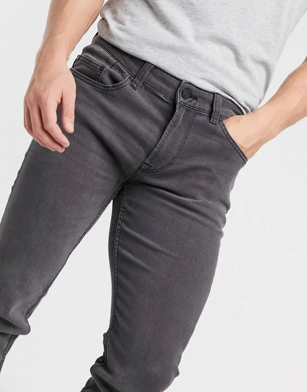 Only & Sons Skinny Fit Jeans in gray-Grey
