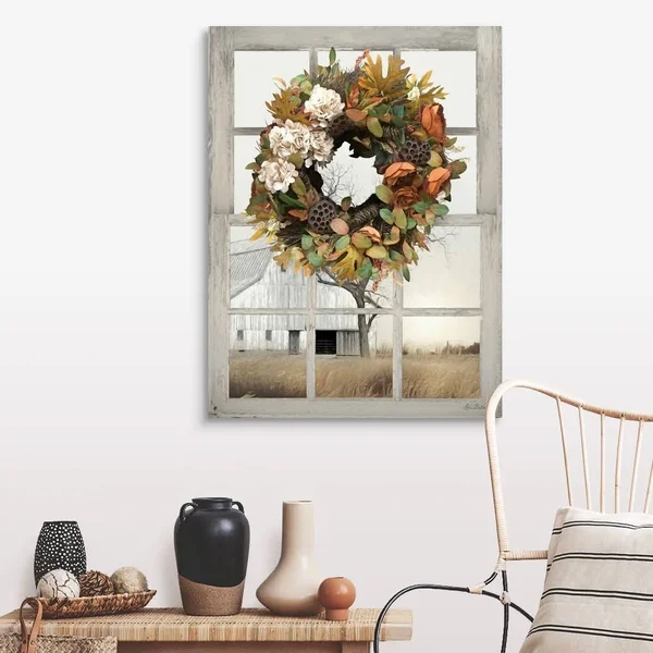 Fall Window View I - Canvas Wall Art, 30x40, Great Big Canvas