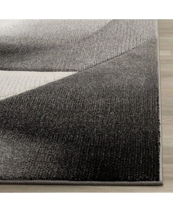Safavieh Hollywood HLW713G 5&3x22 x 7&6x22 Grey, Dark Grey Area Rug