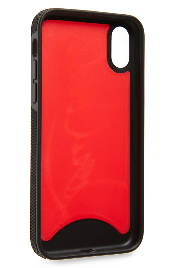 Christian Louboutin Loubiphone Sneaker iPhone X/XS Case-Black/Red