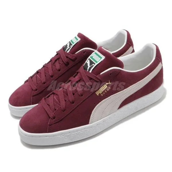Puma Suede Classic Xxi Cabernet Puma White - Size 5.5 Men