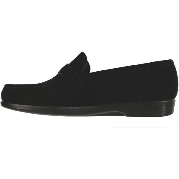 SAS Women's Lara Black Suede 11 Slim