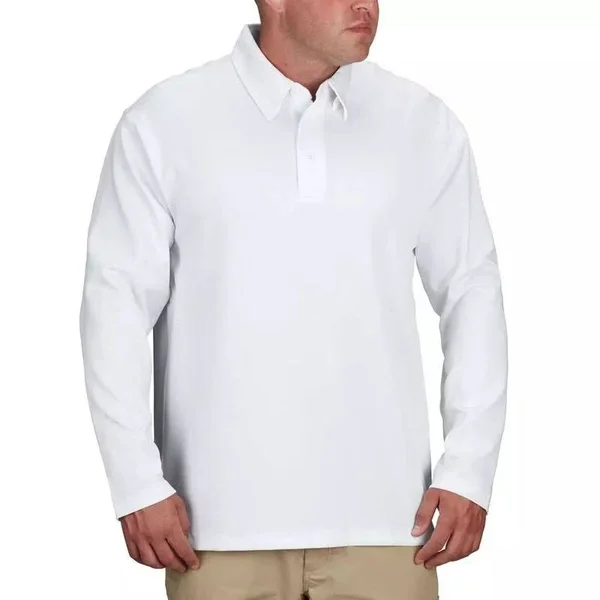 Propper I.C.E Mens Performance Polo Long Sleeve - M - Cobalt Blue