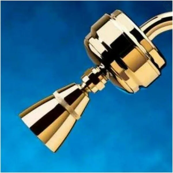 Sprite Showerhead Brass Finish Filters Including Adjustable Showerhead - SLB-PB-A