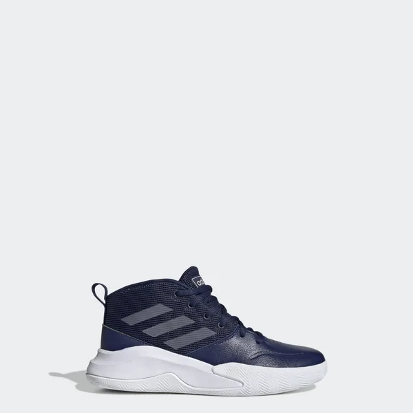 Adidas Boys& Own The Game Basketball Shoes - Wide - Blue