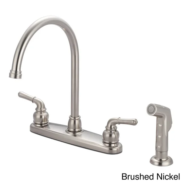 Olympia Faucets K-5342 Two Handle Kitchen Faucet - Polished Chrome