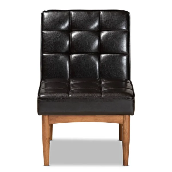 Wholesale Interiors Sanford Mid-Century Modern Dining Chair - Tan