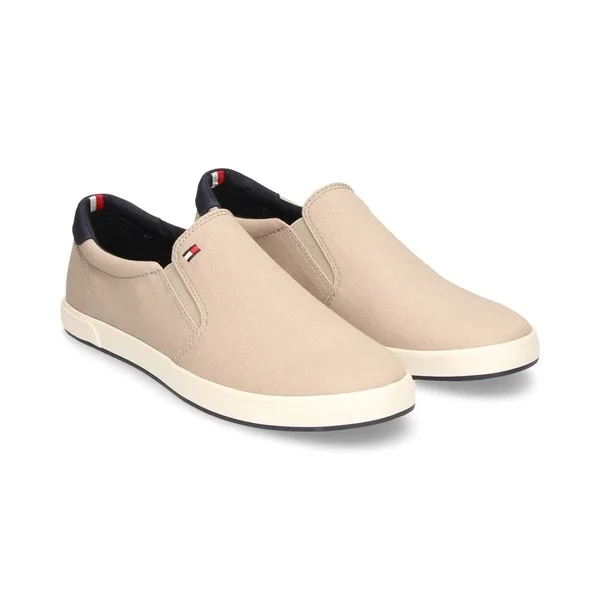 Tommy Hilfiger Men's Sneakers Fm0fm00597 AEP Stone - Size 45