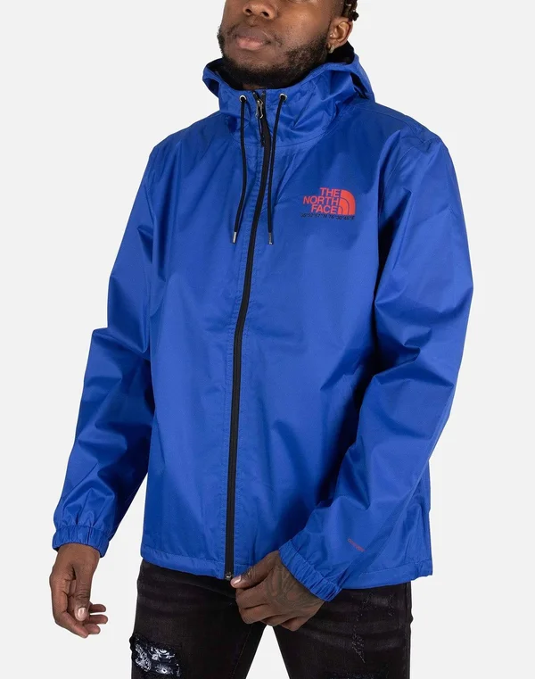 The North Face Men Novelty Rain Shell Jacket Blue Med